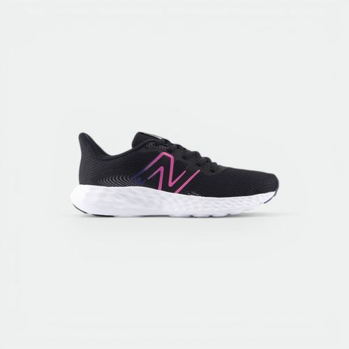 Zapatilla 411 running mujer NEW BALANCE - BLACK PINK WHITE