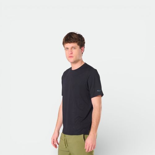 Remera Peregrine hombre SAUCONY - NEGRO