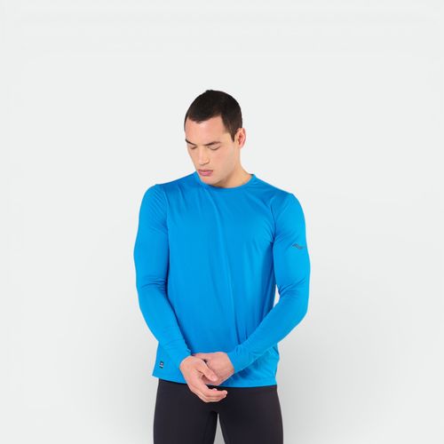 Remera mangas larga hombre SAUCONY - FRENCH BLUE
