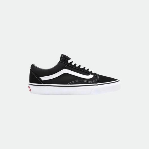 Zapatilla Vans U Old Skool - BLACK WHITE SUEDE CANVAS