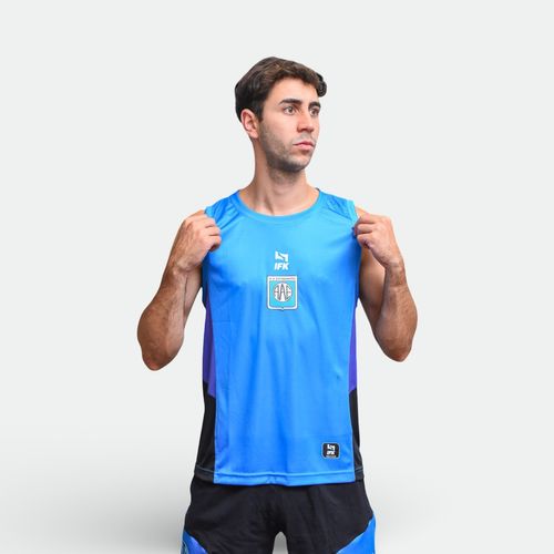 MUSCULOSA ENTRENAMIENTO ESTUDIANTES DE RIO IV IFK - CELESTE