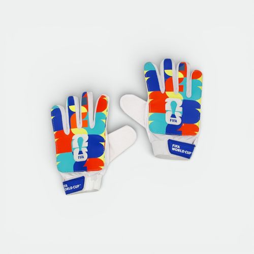 GUANTE DE ARQUERO FIFA MUNDIAL COPA 2026 - BLANCO AZUL NARANJA