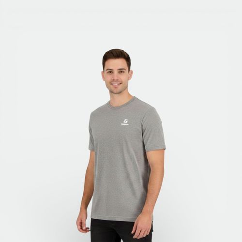Remera Basica Hombre TOPPER - GRIS MELANGE MEDIO