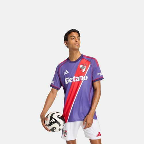 Camiseta Tercer River Plate 2026 ADIDAS - PURPLE BETTER SCARLET