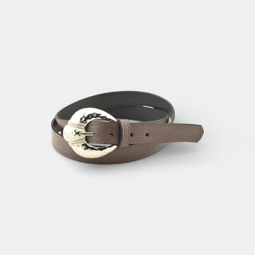 Cinto con hebilla 100cm mujer RANGO - CHOCOLATE