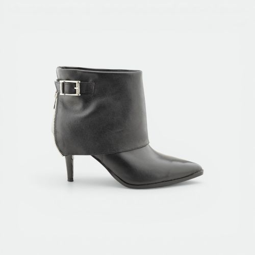 Botineta Polaina corta con cierre mujer TOKYO - NEGRO