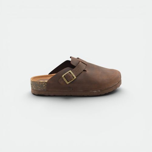 Zueco urbano mujer LADY COMFORT - CHOCOLATE