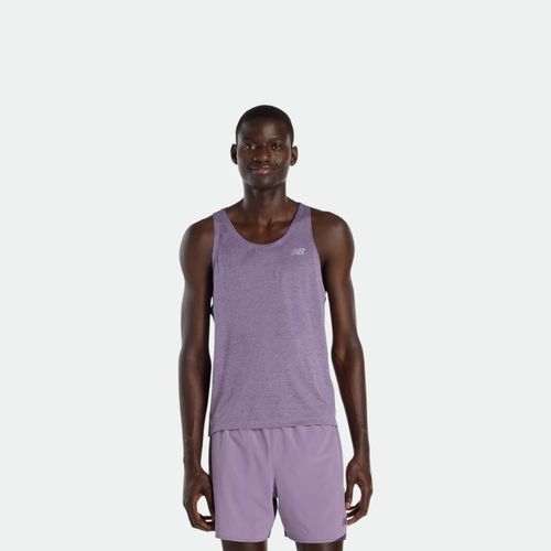 Mosculosa Athletics Singlet hombre NEW BALANCE - LILAC GREY DARK