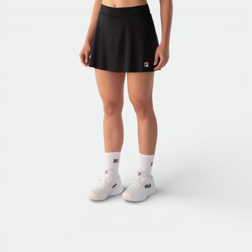 Pollera Mujer Tennis Basic FILA - NEGRO NEGRO ROJO