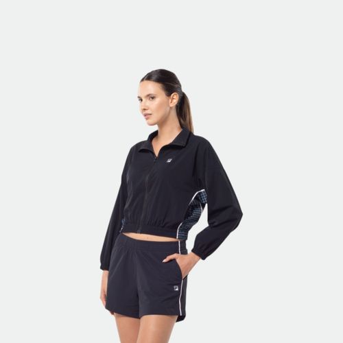 Campera Union Classics mujer FILA - NEGRO BLANCO