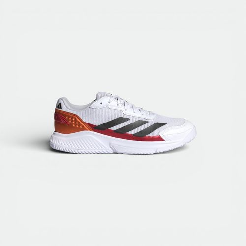 Zapatilla Courtquick Padel Hombre ADIDAS - CLOUD WHITE CORE BLACK LUCID ORANGE
