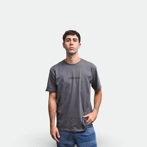Remera mangas corta hombre DC - GRIS OSCURO