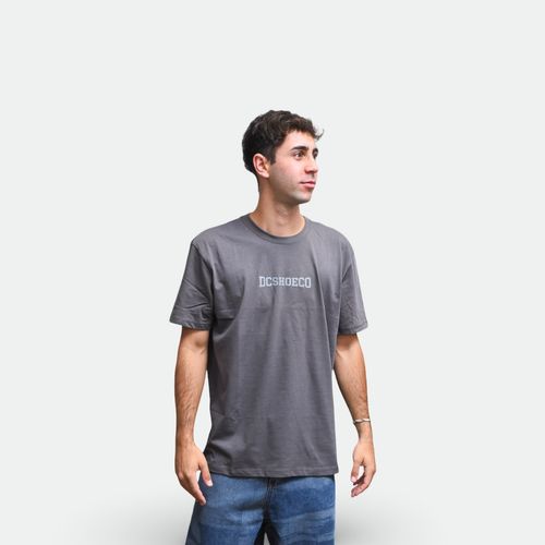 Remera mangas corta urbana hombre DC - GRIS OSCURO