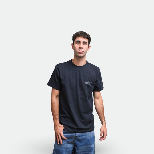 Remera mangas corta urbano hombre QUIKSILVER - NEGRO