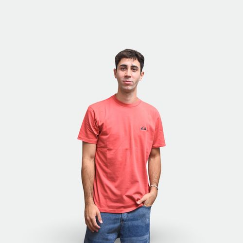 Remera basic urbano hombre QUIKSILVER - CORAL