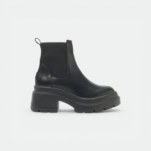 Bota Piper 2 elasticos y tacon mujer HUSH PUPPIES - NEGRO
