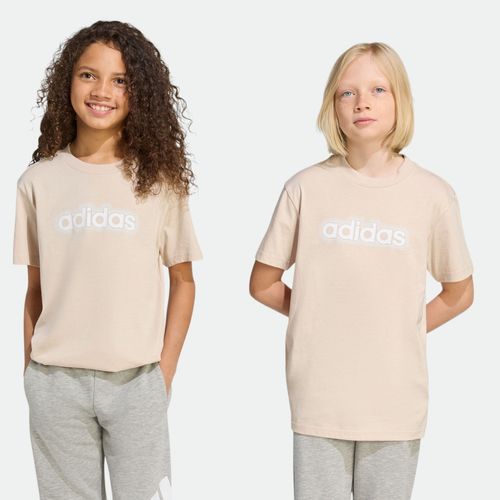 Remera Essentials niños ADIDAS - CRYSTAL LINEN WHITE