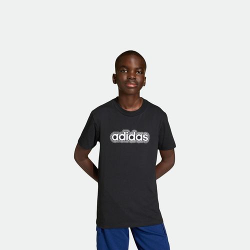 Remera Essentials niños ADIDAS - BLACK WHITE