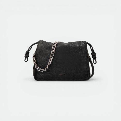 Bandolera Clarissa con cadena mujer AMPHORA - NEGRO