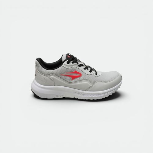 Zapatilla Topper Running Wind V - GRIS LUNAR ROJO SWEET NEGRO