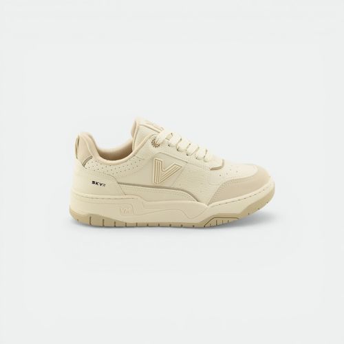 Zapatilla urbano mujer VIA MARTE - BEIGE MARFIL