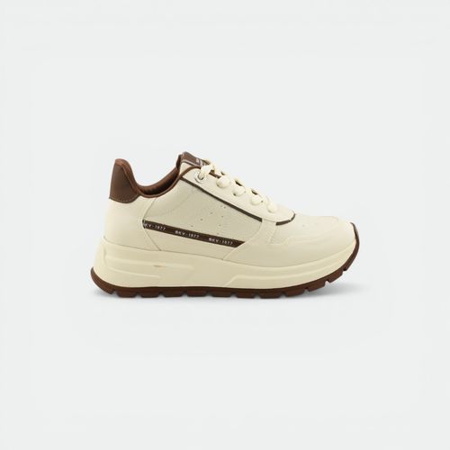 Zapatilla urbano mujer VIA MARTE - MARFIL CINNAMON