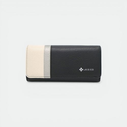 Billetera Fichero mujer LEXICO - NEGRO CMB