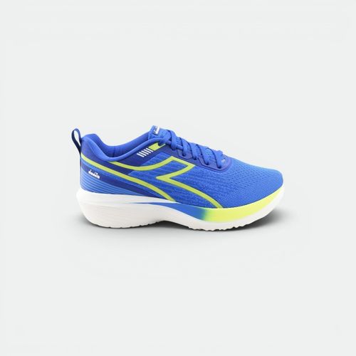 Zapatilla de Entrenamiento Diadora Proton - AZUL VERDE CITRICO