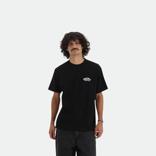 Remera Double Standard Hombre VANS - BLACK WHITE