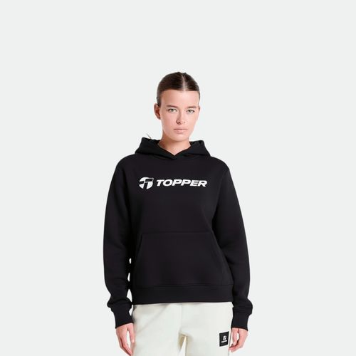 Buzo Canguro mujer TOPPER - NEGRO JET