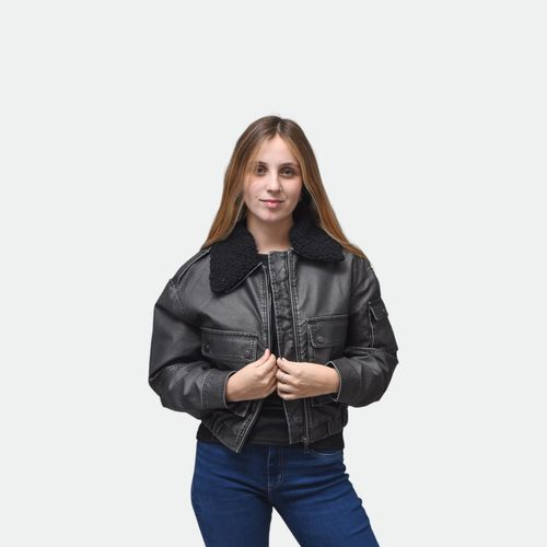 Jacket urbano mujer NOBRAND - GRIS PLOMO