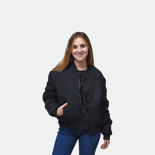 Jacket urbano mujer NOBRAND - NEGRO