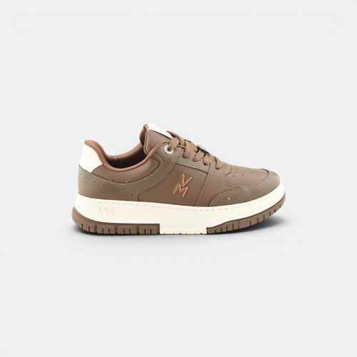 Zapatillas urbana mujer VIA MARTE - CINNAMON MARFIL