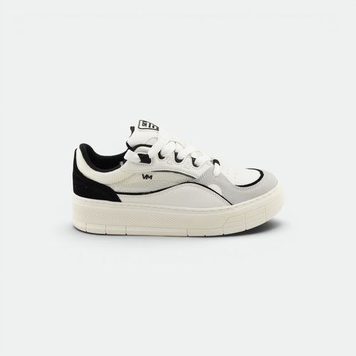 Zapatillas urbano mujer VIA MARTE - BLANCO NEGRO