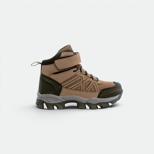Bota Outdoor con velcro niños MARCEL - BEIGE