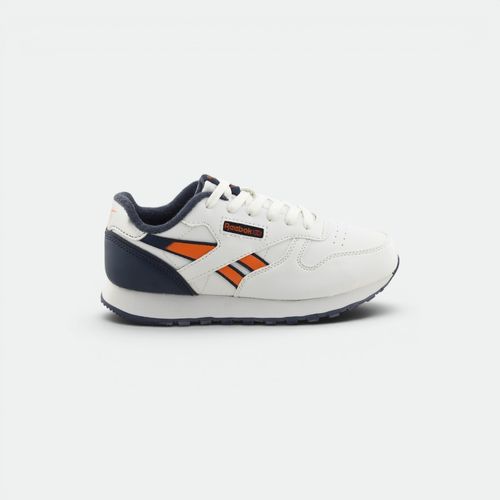 Zapatillas Classic Leather Step N° Flash REEBOK - FTWWHT WHITE CORE BLACK ORANGE