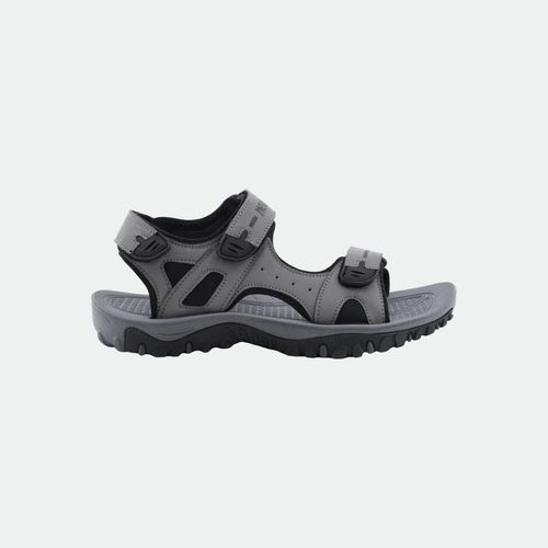 Sandalia 3 Velcros 3843 - GRIS NEGRO