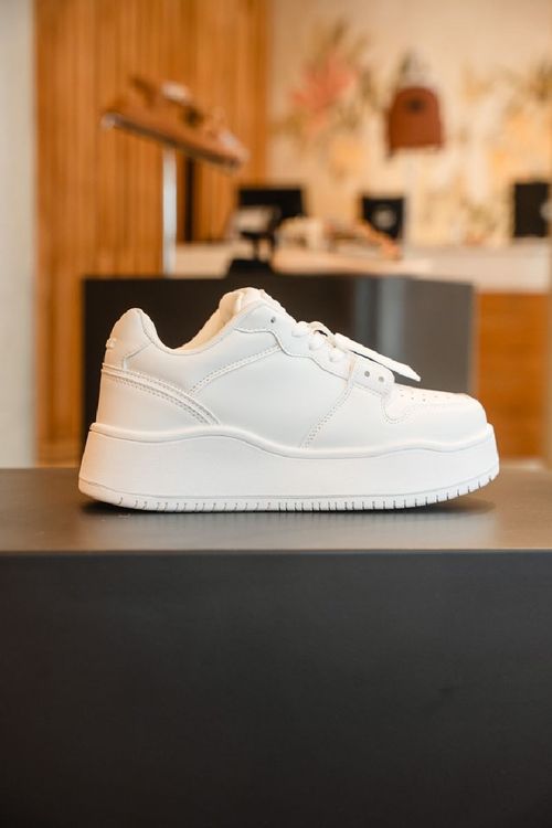 Zapatilla streetwear mujer New Lockie 47 STREET - BLANCO