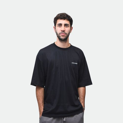 Remera mangas corta urbano hombre COOLHAAS - NEGRO