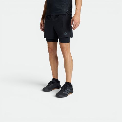 Short 2 en 1 Hombre ADIDAS - BLACK