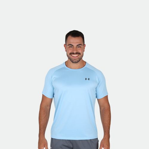 Remera Tech 2.0 Hombre UNDER ARMOUR - TURQUOISE