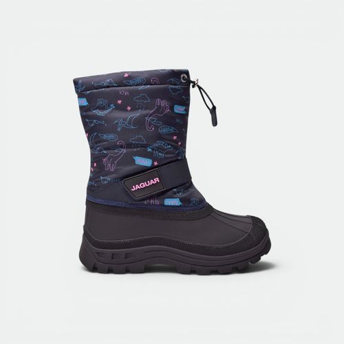 Bota Presky Con Velcro Niños JAGUAR - AZUL ROSA
