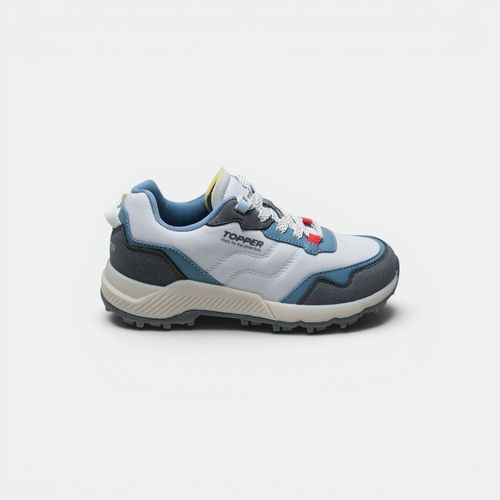 Zapatillas Aston Niños TOPPER - AZUL WAND GRIS TURB CRUDO TOFU