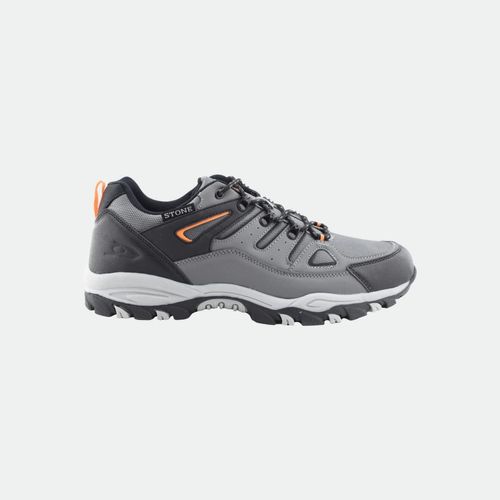 Zapatilla Outdoor 00736 - GREY BLACK ORANGE