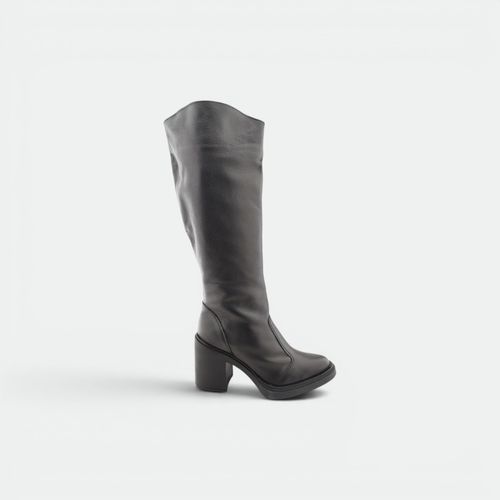 Bota Caña Media Urbano Mujer PREGO - NEGRO