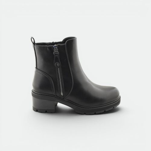Bota Con Cierre Urbano Mujer GREEN AND BLACK - NEGRO