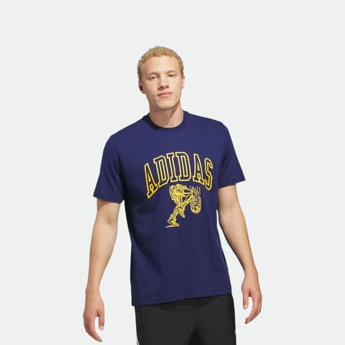 Remera Mangas Corta Hombre ADIDAS - GLOW BLUE