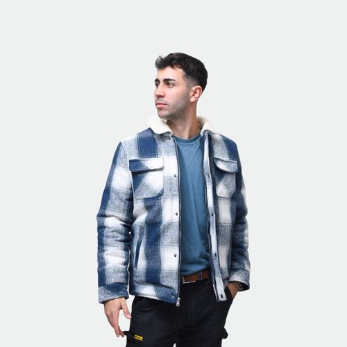 Campera Leñadora Hombre NOBRAND - MARINO