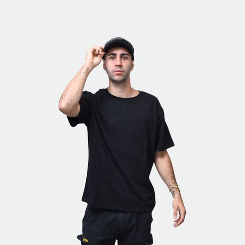Remera Basica Hombre NOBRAND - NEGRO