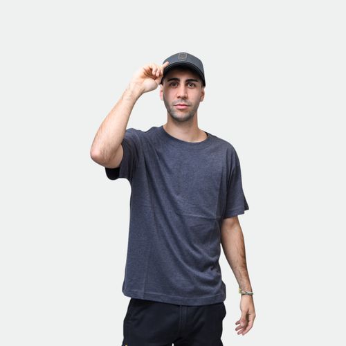 Remera Basica Hombre NOBRAND - GRIS OSCURO